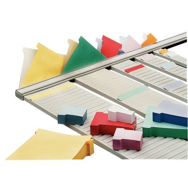 Paquet de 100 fiches planning indice 1,5 jaune