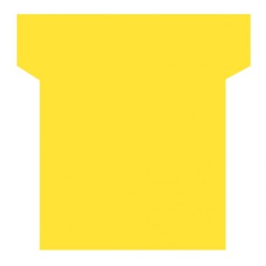 Paquet de 100 fiches planning indice 1,5 jaune