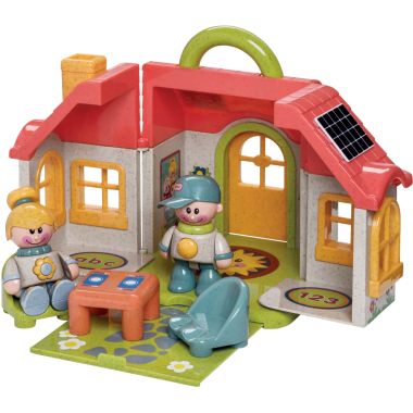 Maison TOLO BIO avec 2 personnages
