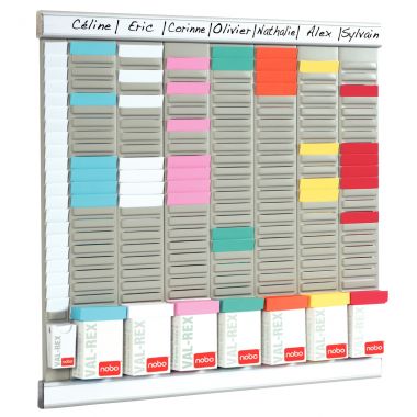 Paquet de 100 fiche planning indice 2 blanc