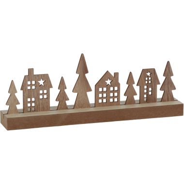 Centre de table Noël en bois