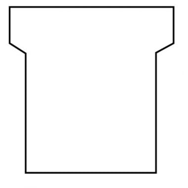 Paquet de 100 fiche planning indice 2 blanc