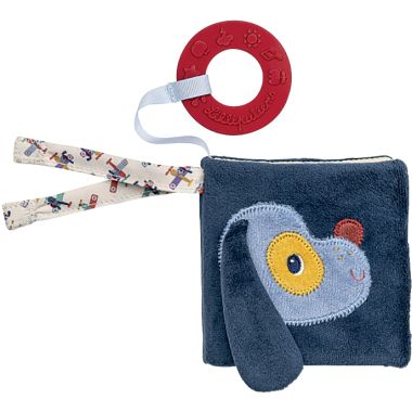 Imagier en tissu Jules le chien LILLIPUTIENS