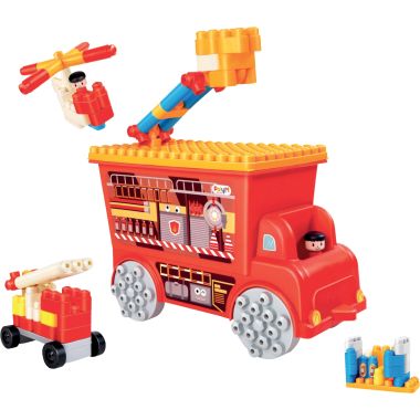 Camion de pompiers POLY'M 106 pièces
