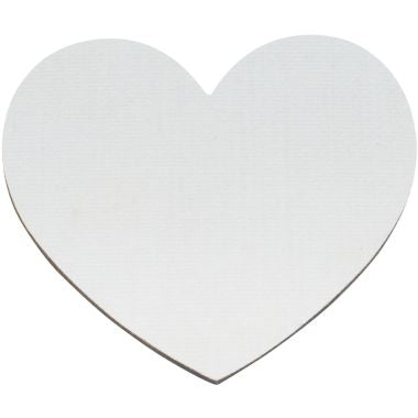 Lot de 10 magnets entoilées coeur diamètre 7.5cm