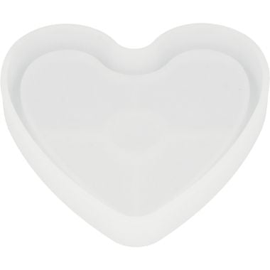 Moule en silicone pour plâtre forme coeur