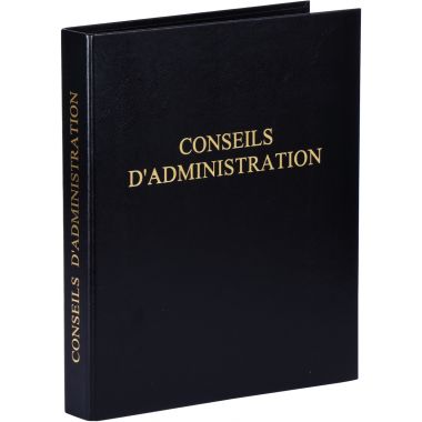 Classeur registre conseil d'administration