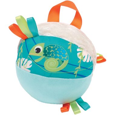 Balle d'éveil en tissu, le caméléon
