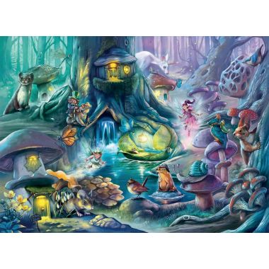 Puzzle XXL 150 pièces, la forêt enchantée
