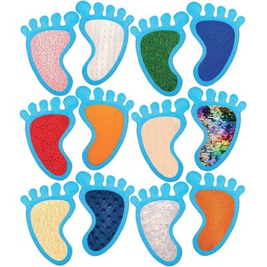 Carton de 12 pieds sensoriels 20.5x15cm