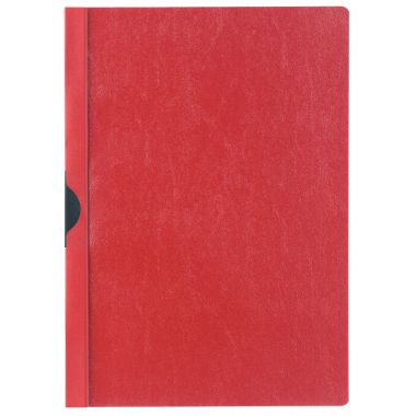 Chemise de présentation à clip pour format A4 dos 3 mm rouge