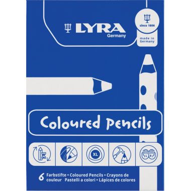 Etui de 6 crayons Jumbo 4 Color arc en ciel