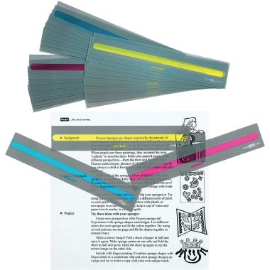 Sachet de 30 réglettes de lecture