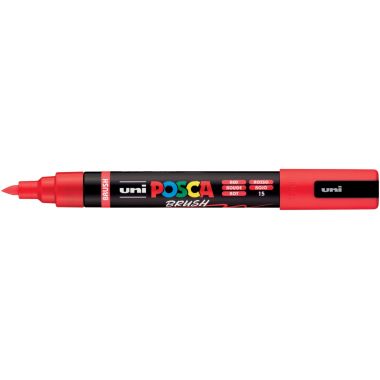 Marqueur Posca pointe moyenne Brush rouge