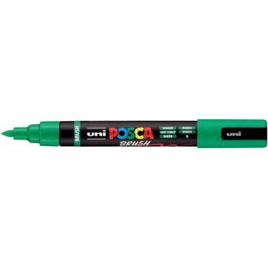 Marqueur Posca pointe moyenne Brush vert foncé