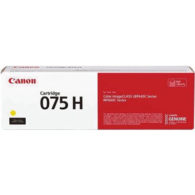 Canon 075H cartouche laser jaune haute capacité authentique