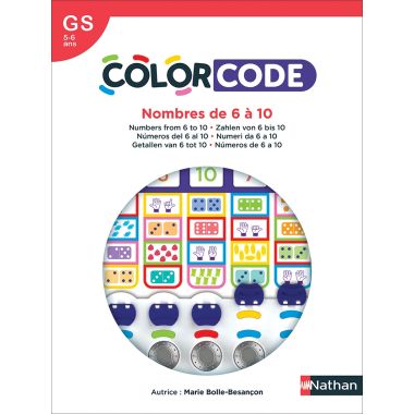 COLORCODE nombres de 6 à 10