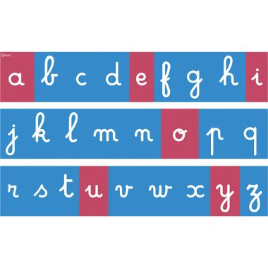 Tracés rugueux muraux, lettres cursives