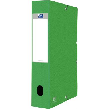 Boite de classement en carte grainée EUROFOLIO+ dos 6 cm, vert