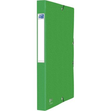 Boite de classement en carte grainée EUROFOLIO+ dos 2,5 cm, vert