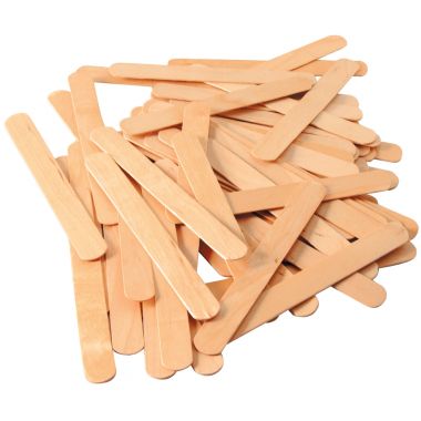 Sachet de 100 bâtonnets plats longueur 150 mm