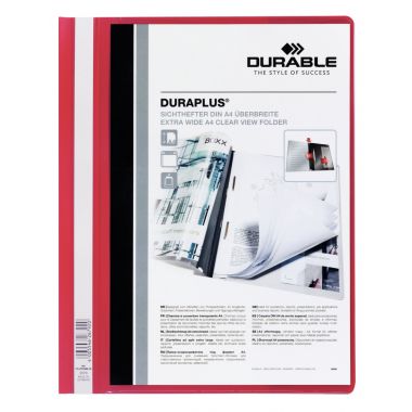 Chemise DURAPLUS personnalisable transparent/rouge