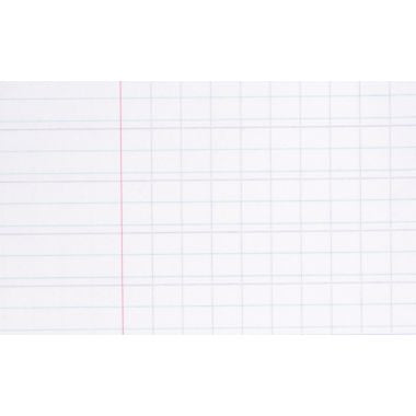 Cahier d'apprentissage piqûre 32 pages, 17x22 cm, double ligne 2 mm interligne et verticale 70g