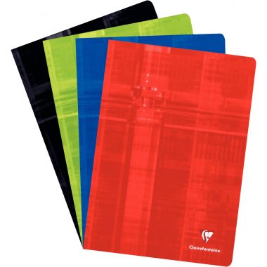 Piqûre 96 pages CLAIREFONTAINE, format A4, seyès, papier 90g