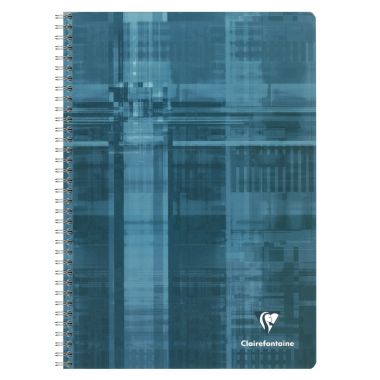 Reliure intégrale 180 pages CLAIREFONTAINE, format 17x22 cm, seyès, papier 90g