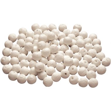 Sachet de 50 boules cellulose blanches, diamètre 40 mm - PFF1000400050