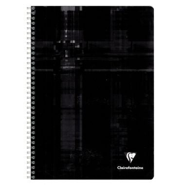 Reliure intégrale 180 pages CLAIREFONTAINE, format 17x22 cm, seyès, papier 90g
