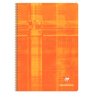 Reliure intégrale 180 pages CLAIREFONTAINE, format 17x22 cm, seyès, papier 90g