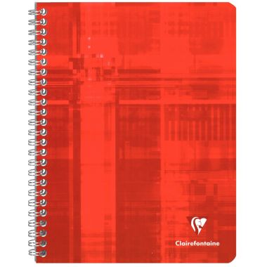 Reliure intégrale 180 pages CLAIREFONTAINE, format 17x22 cm, seyès, papier 90g