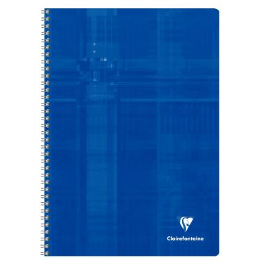 Reliure intégrale 100 pages CLAIREFONTAINE, format A4, seyès, papier 90g