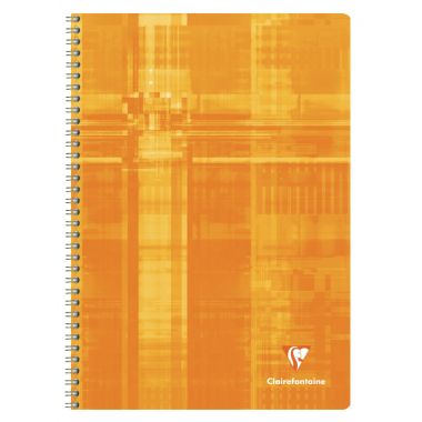 Reliure intégrale 100 pages CLAIREFONTAINE, format A4, seyès, papier 90g