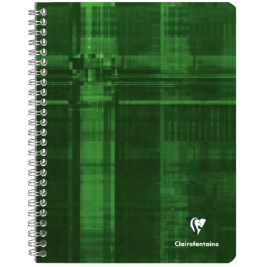 Reliure intégrale 180 pages CLAIREFONTAINE, format A4, quadrillé 5x5, papier 90g