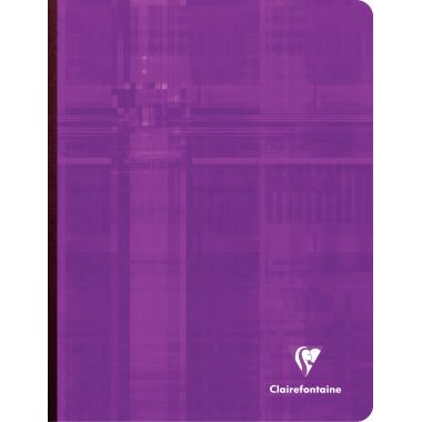 Brochure 192 pages CLAIREFONTAINE, format 17x22 cm, seyès, papier 90g