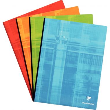 Brochure 192 pages CLAIREFONTAINE, format 24x32 cm, seyès, papier 90g