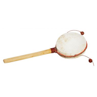 Malle rouge avec 16 instruments de musique