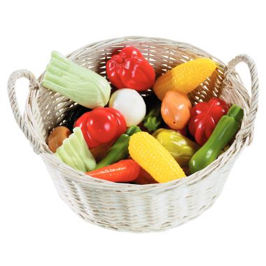 Sachet de 24 légumes assortis en plastique, petits modèles