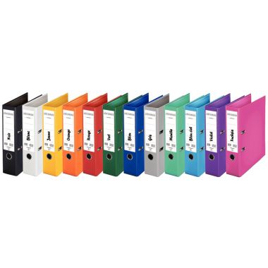Esselte Classeur à levier CHROMOS+ pour format A4, dos 8 cm, noir -230101