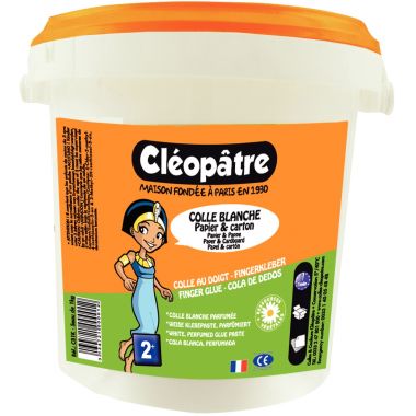Seau de colle 1kg blanche en pate
