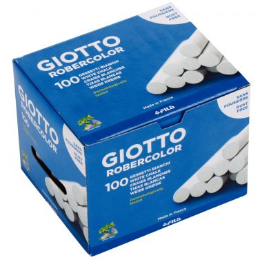 Boîte de 100 craies Robercolor blanc
