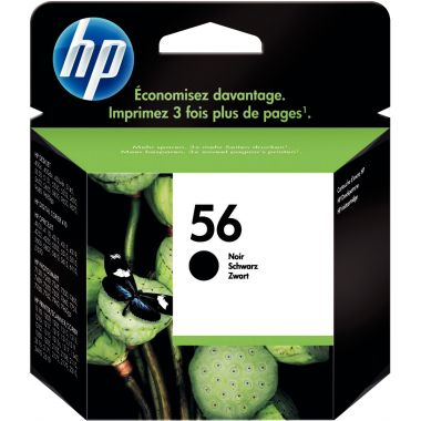 HP 56 cartouche d'encre noire authentique (C6656AE)