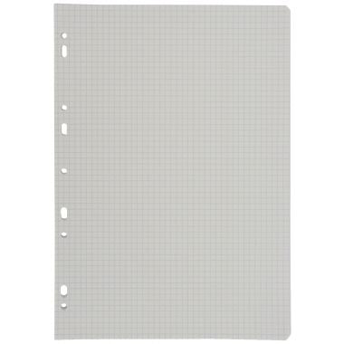 Sachet de 50 feuillets mobiles, format A4, quadrillé 5x5, papier 90g, blanc