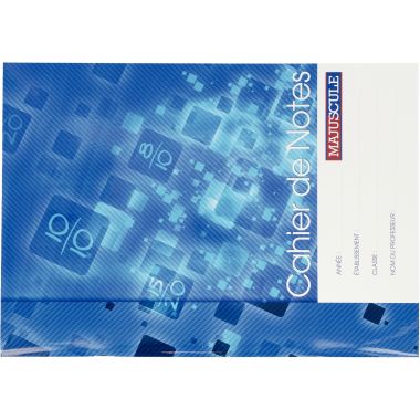 GC13769 - Cahier de notes 44 pages format 21 x 29,7 cm (A4) à la marque Majuscule - 9691