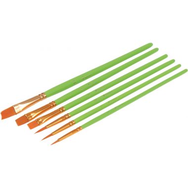 Pot de 144 pinceaux et brosses en poils synthétiques