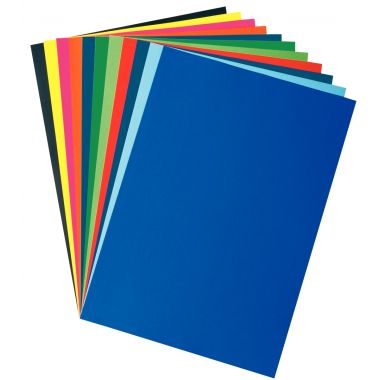 Paquet de 50 feuilles affiche 85g 60x80cm assortis