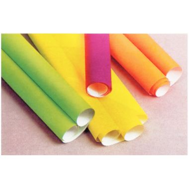 Paquet de 10 feuilles affiche 90g 60x80cm fluo assortis