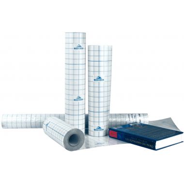Rouleau de pellicule adhésive repositionnable. Format 25x0,61 m